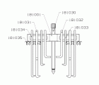 EXTRACTOR MULTIPLE FORZA SERIE 1800 CON 8 PATAS